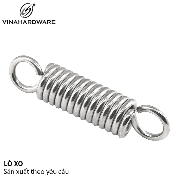 Lò xo Vinahardware phi 24 dài 150mm, sợi phi 4 ( tổng dài cả móc 190mm) - VNH292365158