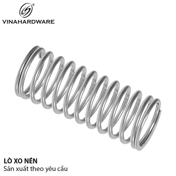 Lò xo kéo nén bật Vinahardware phi 10x300x1mm