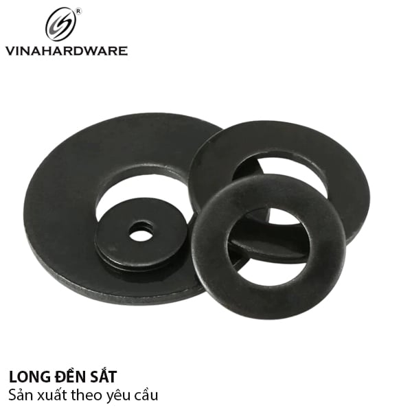 Long đền M6, màu đen Vinahardware - LD616B1