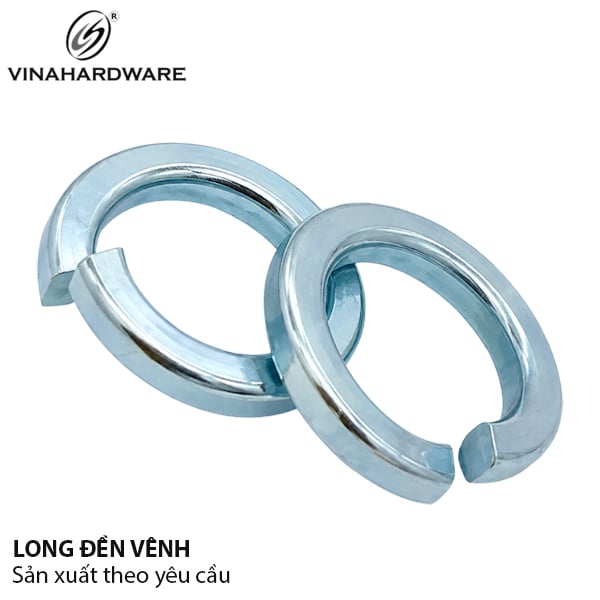Long đền vênh M10 Vinahardware, màu trắng - WSS1014W15