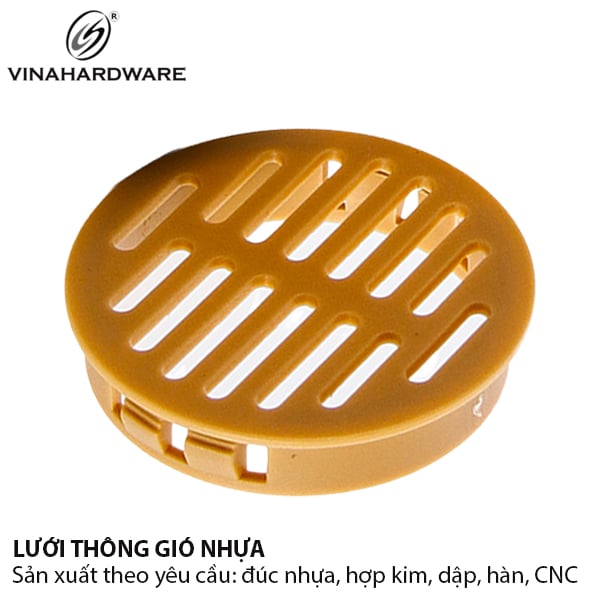 Lưới thông gió màu vàng nghệ Vinahardware - 3300.2.00608