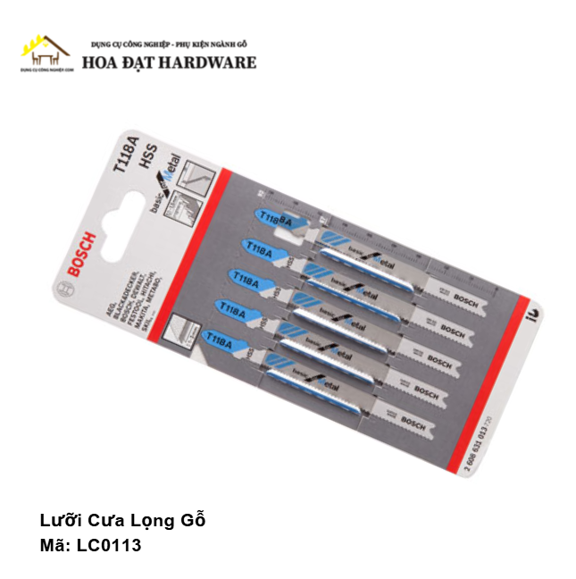 Lưỡi Cưa Lọng Răng Dày - Bosch T118A - Mã LC0113