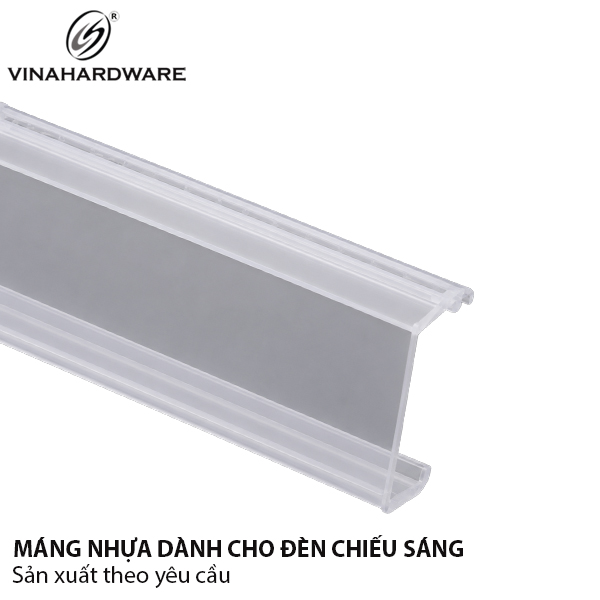 Nẹp đèn Led màu trắng, Acrylic - VNH05736150