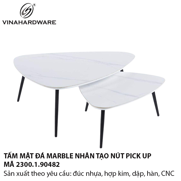 Mặt bàn đá marble nhân tạo cao cấp – Hình nút pick up – 2300.1.90482