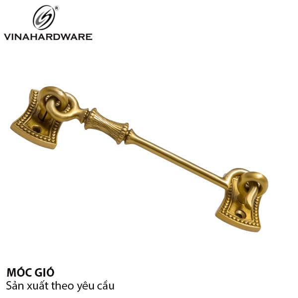 Móc gió Vinahardware kích thước 176x42x34mmm, chất liệu đồng thau CH17642