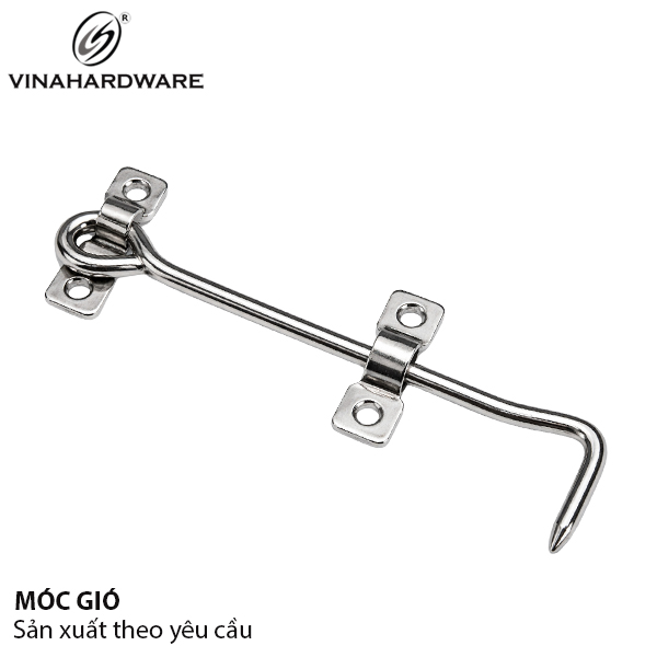 Móc gió đăc biệt Vinahardware loại 150mm, màu trắng inox - VNH00150