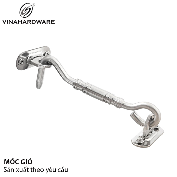 Móc cửa gió đặc biệt Vinahardware loại 150mm, thân mập, inox 201 - VNH000041