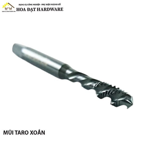 Mũi taro xoắn M6, màu trắng - TR006N