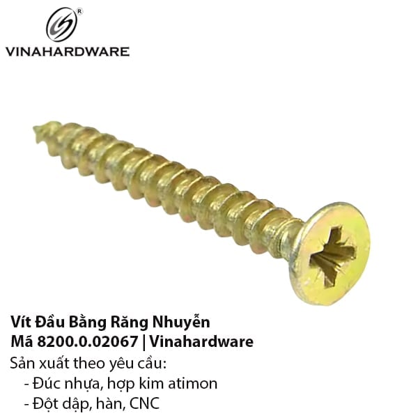 Vít đầu bằng răng nhuyễn M5, bảy màu-ZS540