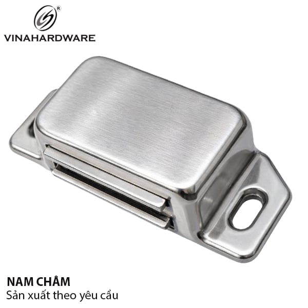 Nam châm cửa lớn Vinahardware bằng Inox VN1 M398I15
