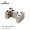 Nam Châm Chữ Nhật 2 Lỗ Vinahardware - Mã 3400.4.40100