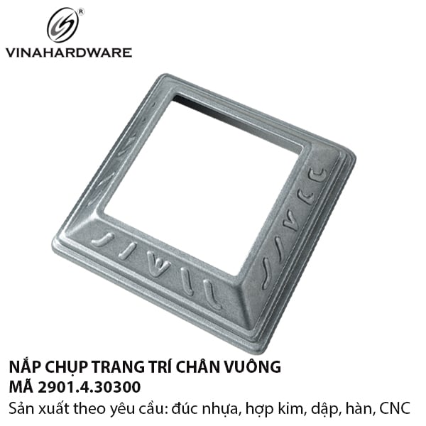 Nắp Chụp Trang Trí Chân Sắt Hộp 2901.4.30300