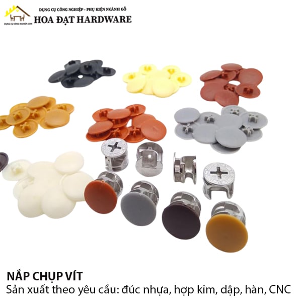 Nút chụp Vinahardware loại 17mm - NCVN3 - NCT3