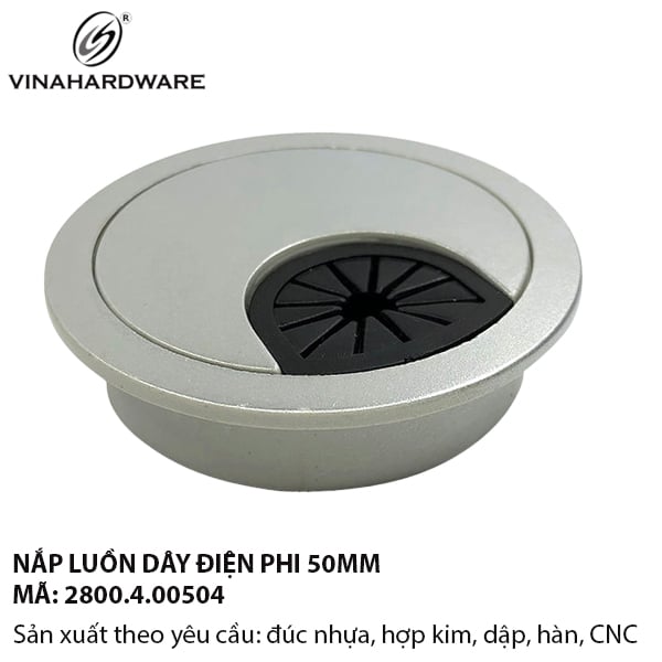Nắp Luồn Dây Điện Nhựa Mạ Chrome – Mã 2800.4.00504