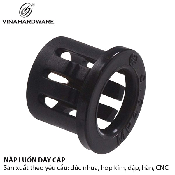 Pat ( bas) nhựa nẹp dây cáp màu đen Vinahardware 1610.2.11171