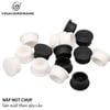 Nút nhựa tròn chụp bít lỗ khoát vít màu trắng phi 19.5mm dài 15mm - WC2115W