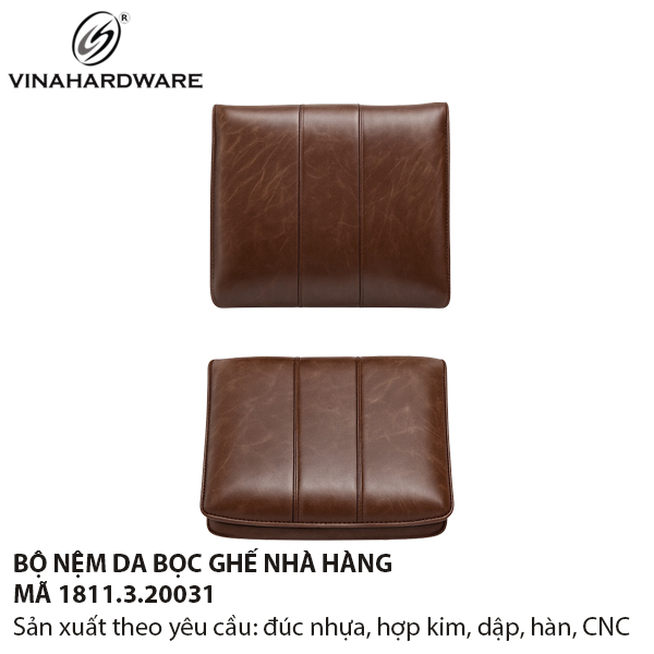 Bộ nệm da simili cho ghế chân côn – Mã 1811.3.20031