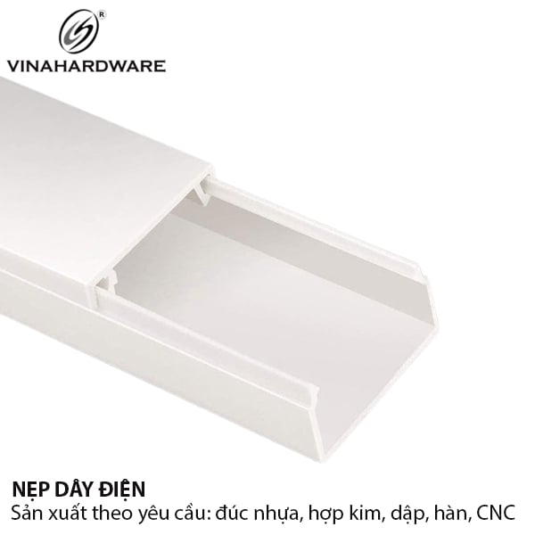 Nẹp dây điện chữ nhật Vinahardware - 3200.4.02500