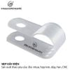 Nẹp dây điện màu trắng Vinahardware kích thước 9.5x23x10.21x0.8mm-VNH2208580