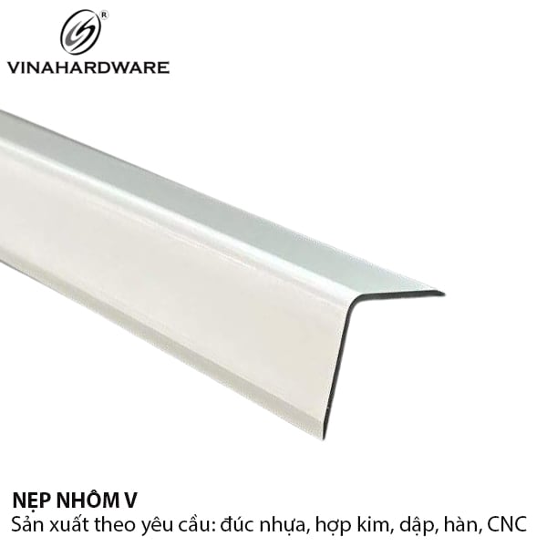 Nẹp Vuông Nhôm V20 Vinahardware Dài 2700mm 7400.4.42027
