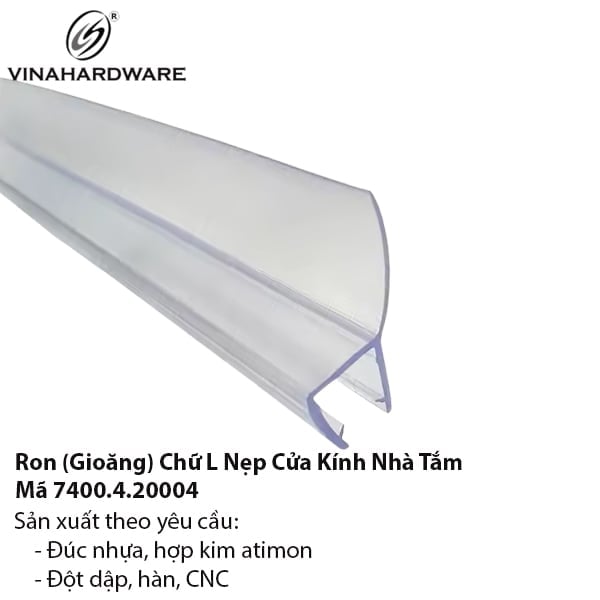 Ron (gioăng) H nẹp cho cửa kính nhà tắm VNH1128