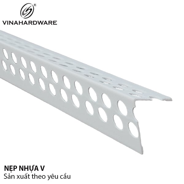 Nẹp nhựa bo góc thạch cao Vinahardware - NNTC2500