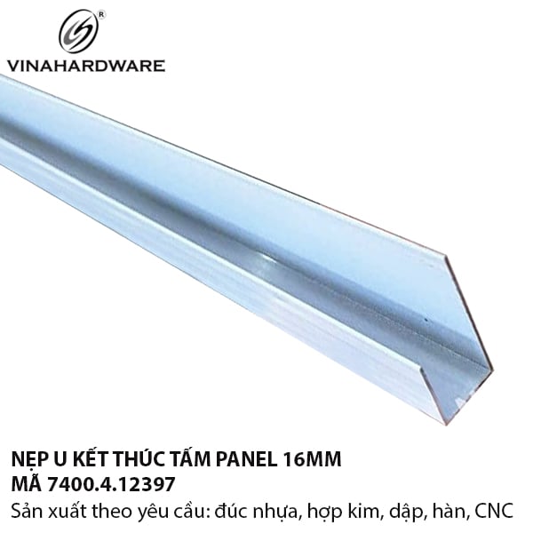 Nẹp U Kết Thúc Panel – Mã 7400.4.12397