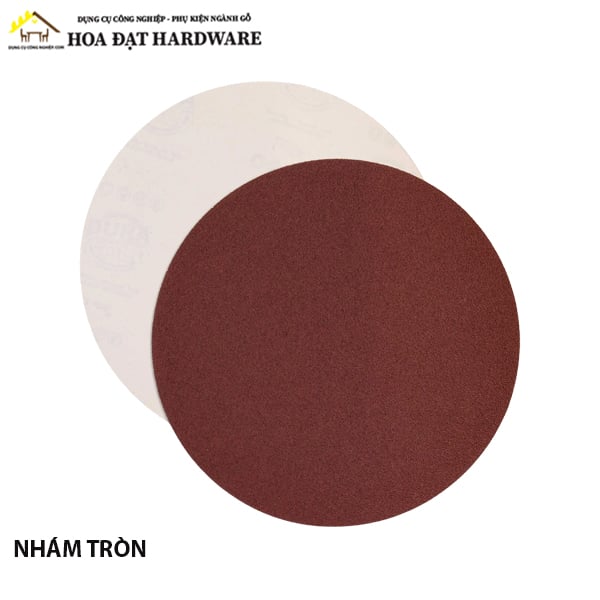 Nhám tròn phi 120mm dính keo - NT120100