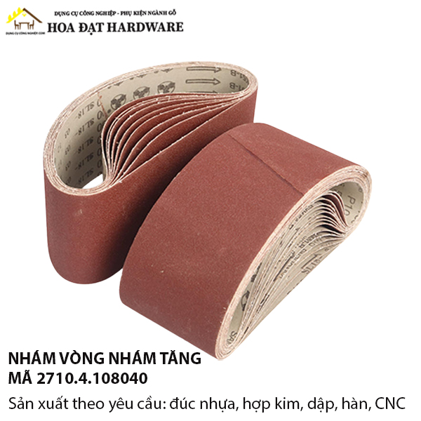 Nhám xe tăng màu cam bản 100mm chu vi 800mm