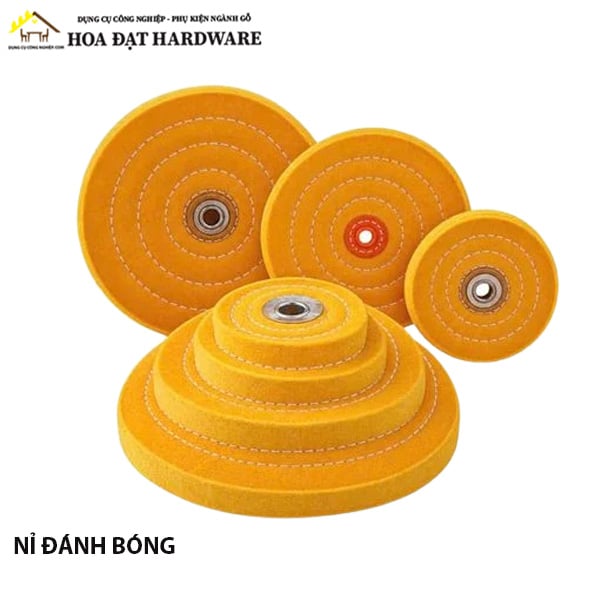 Bánh vải đánh bóng màu vàng - VNH15050V