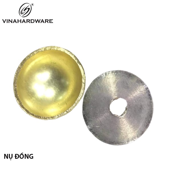 Nụ đồng Vinahardware phi 2.5cm 3cm màu vàng Vina - ND300V-ND300V