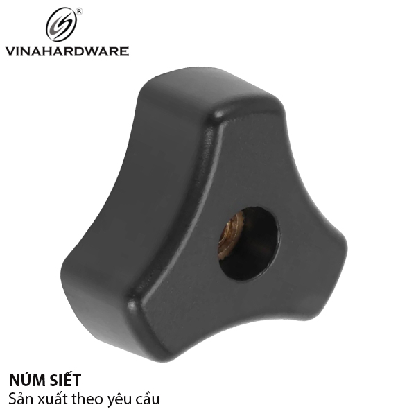 Núm vặn lỗ ren Vinahardware loại M8, 3 cánh VNH835721