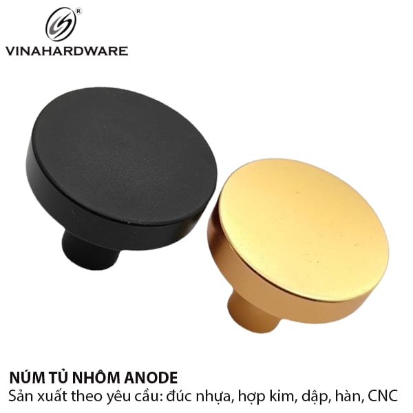 Tay nắm tròn 28x32mm hợp kim nhôm 1306.4.28396