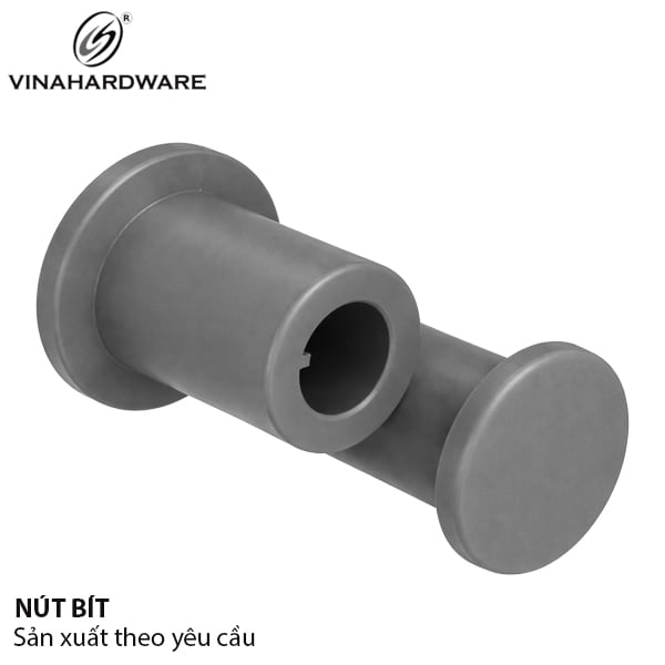 Nút bít phi 10 bằng nhựa Vinahardware màu xám WC010T