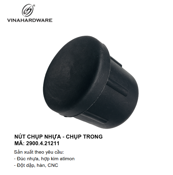 Nút Chụp Nhựa Đen, Chụp Trong Chân Bàn Vinahardware