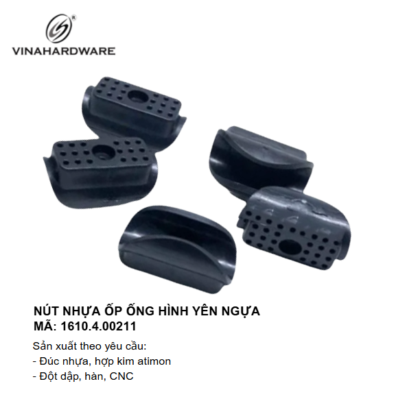 Nút Nhựa Ốp Ống Hình Yên Ngựa Vinahardware