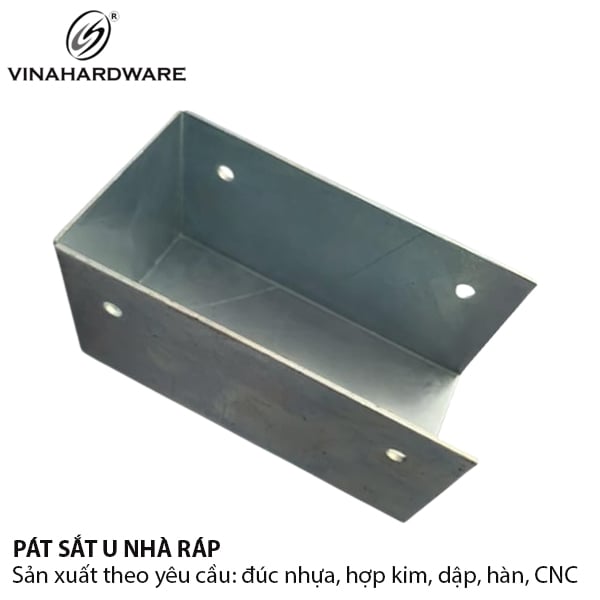 Pat ( bas) chữ U xi trắng Vinahardware - 1608.1.15154