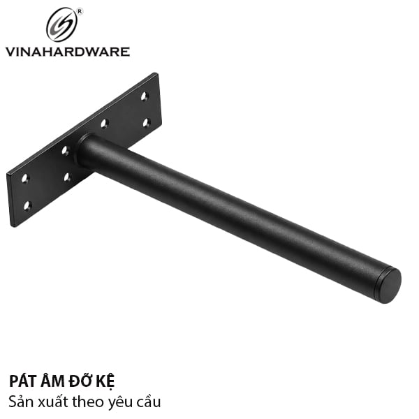 Pat ( Bas) âm đỡ kệ, sơn đen mờ Vinahardware - USS51144B