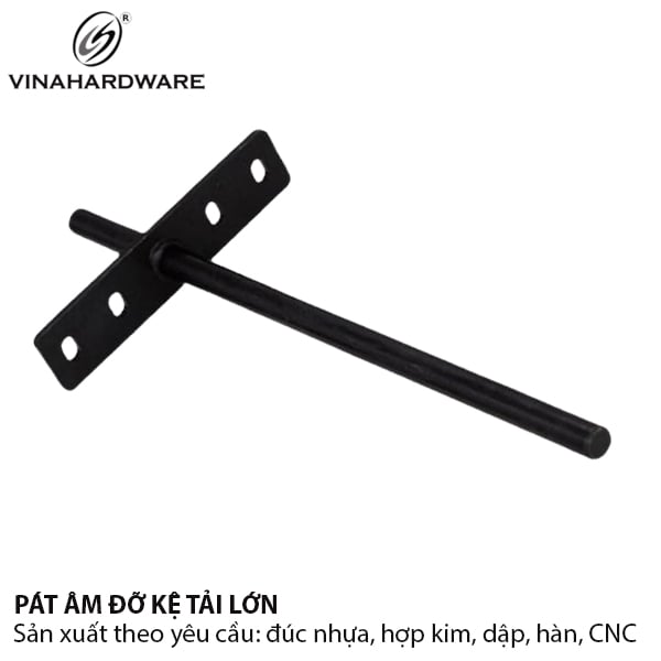 Pat ( Bas) đỡ tầng Vinahardware loại 150mm, sơn đen - 1608.1.10006