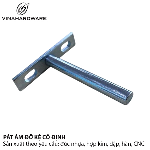Pat ( bas) sắt âm đỡ kệ Vinahardware, màu trắng xanh - 1608.1.10754