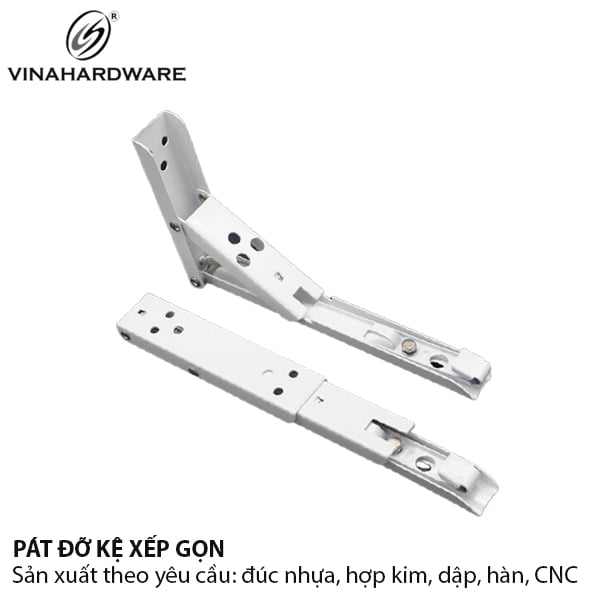 Pát sắt vuông xếp gọn Vinahardware loại 400mm 1604.4.40004