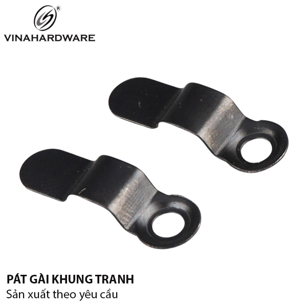 Pát ( Bas) hạt dưa cong màu đen gài khung tranh - PL0306B