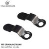 Pát ( Bas) hạt dưa cong màu đen gài khung tranh - PL0306B