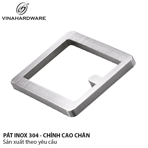 Pát inox chỉnh cao chân giàn thanh treo quần áo 1608.1.25029