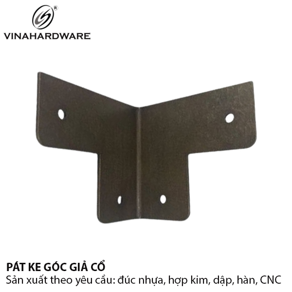 Pat ( Bas) ke góc V60-2G Vinahardware, 2x60x60x60mm 1602.1.60608