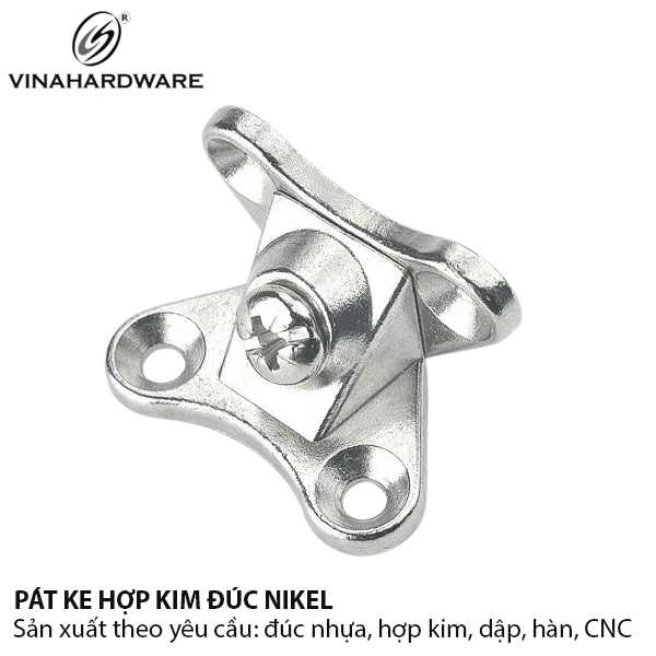 Pát ke góc tủ hình cánh bướm Vinahardware màu trắng - 1608.4.12214