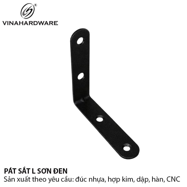 Pat ( Bas) ke sắt, góc 95 độ, sơn đen 1604.1.10505