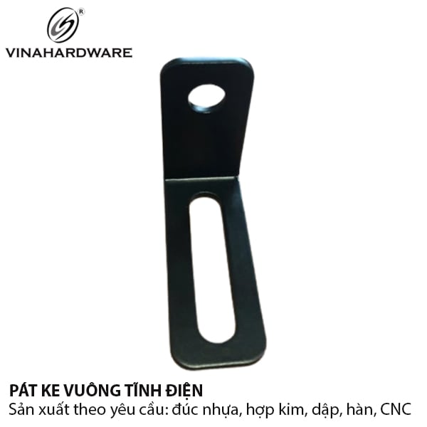 Pát sắt (bas) L, sơn đen mờ - 1608.1.50026