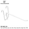 Móc sắt cài lưới Vinahardware, sơn trắng tĩnh điện 3600.4.10004