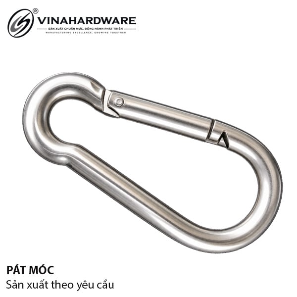 Móc gài bóp an toàn Vinahardware, inox 304 - AH304M6